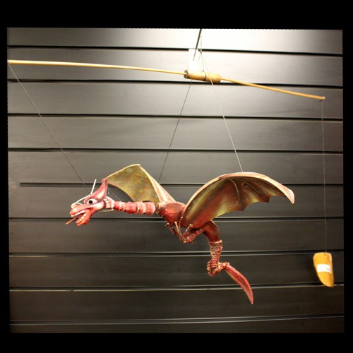 (image for) Lrg Red Coconut Dragon Mobile